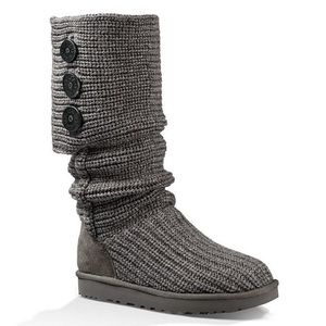 Ugg Classic Cardy Button Knit Boots